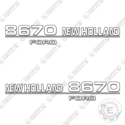 Fits New Holland 8670 Decal Kit Tractor
