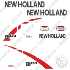 Fits New Holland EH130 Decal Kit Excavator