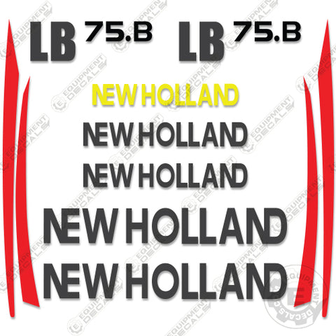 Fits New Holland LB 75.B Decal Kit Backhoe Loader