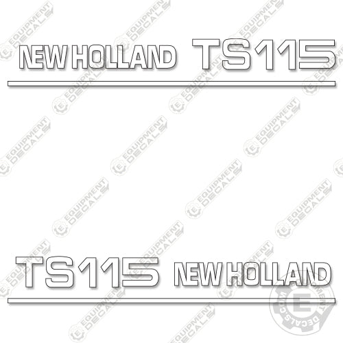 Fits New Holland TS115 Decal Kit Tractor