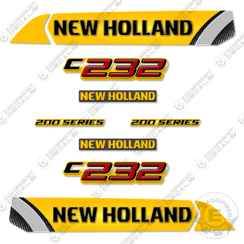 C232 Fits New Holland C232 Decal Kit Wheel Loader – Equipment Decals