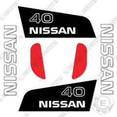 Fits Nissan 40 Decal kit Forklift (Style 2)