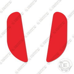 Fits Nissan Forklift Rear Reflective Decal Kit 8"