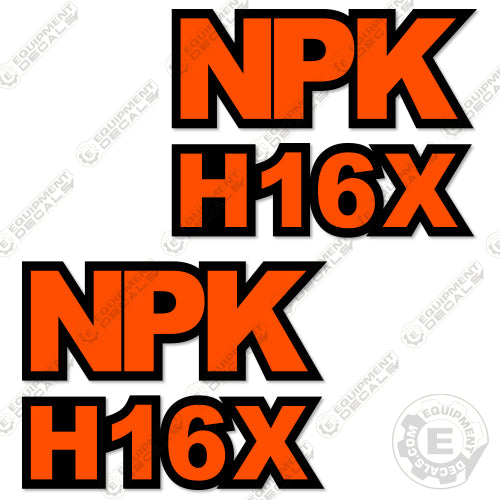 Fits NPK H16X Decal Kit Hammer