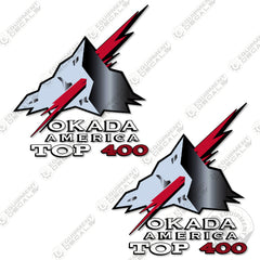 Fits Okada America Top 400 Decal Kit Hammer