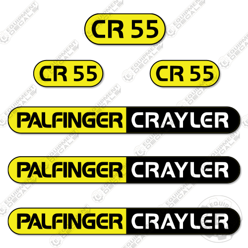Fits Palfinger CR55 Decal Kit Forklift – Equipment Decals