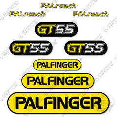 Fits Palfinger GT55 Decal Kit Forklift