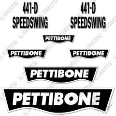 Fits Pettibone 441D Decal Kit Speed Swing Rail Loader