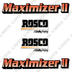 Fits Rosco Maximizer 2 Decal Kit Distributor