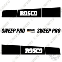 Fits Rosco Sweep Pro Decal Kit Street Sweeper