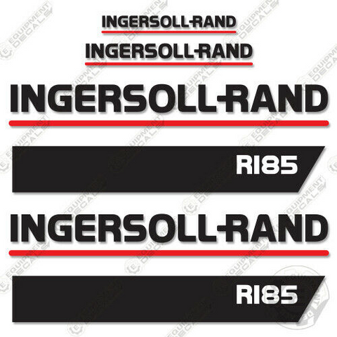 Fits Ingersoll-Rand R185 Decal Kit Compressor