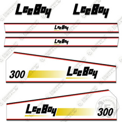 Fits LeeBoy 300 Decal Kit Roller