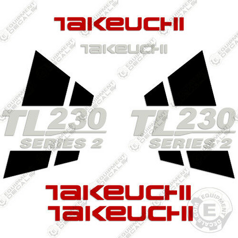 Fits Takeuchi TL230 Series 2 Decal Kit Skid Steer