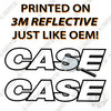 Image of Fits Case TV450B Decal Kit Track Loader - 3M REFLECTIVE VINYL!