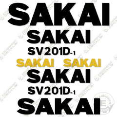 Fits Sakai SV201D-1 Decal Kit Roller