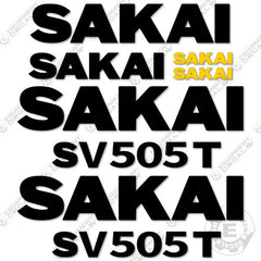 Fits Sakai SV505T Decal Kit Roller