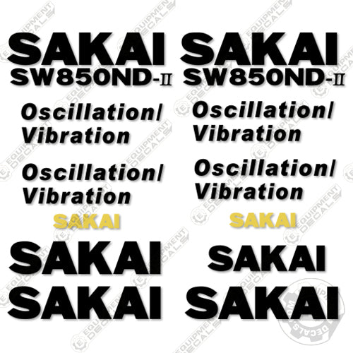 Fits Sakai SW850ND-II Decal Kit Roller