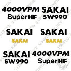 Fits Sakai SW990 Decal Kit Roller