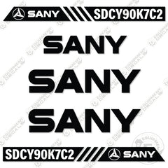 Fits Sany SDCY90K7C2 Decal Kit Container Carrier