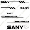 Image of Sany SY135C Decal Kit Excavator - Aftermarket Kit