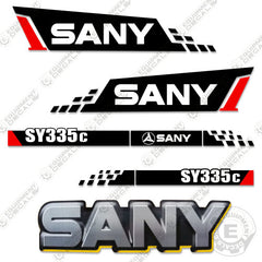 Fits Sany SY335C Decal Kit Excavator
