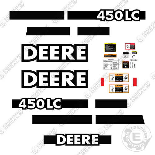 Fits John Deere 450 LC Excavator Decal Kit