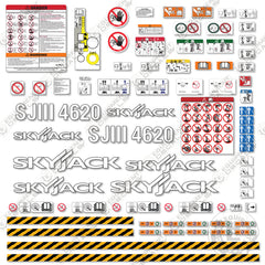 Fits SkyJack SJLLL4620 Decal Kit Scissor Lift