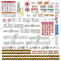 Fits SkyJack SJLLL4632 Decal Kit Scissor Lift
