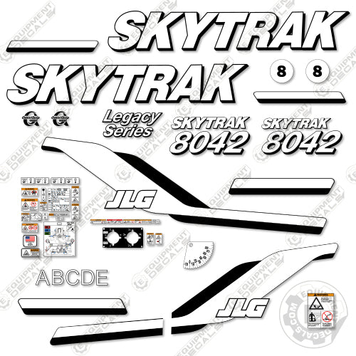 Fits JLG 8042 Decal Kit (Legacy Series) Telehandler Skytrak