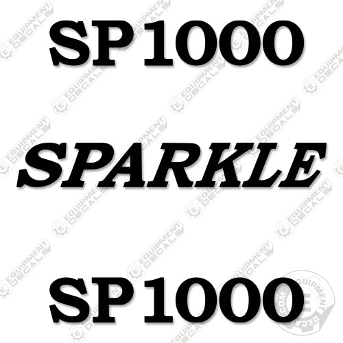 Fits Sparkle SP1000 Decal Kit Hydraulic Hammer