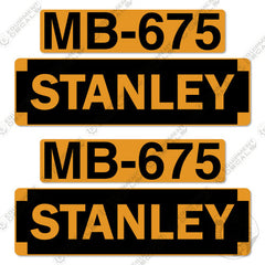 Fits Stanley MB-675 Decal Kit Hydraulic Hammer