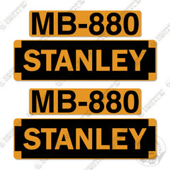Fits Stanley MB-880 Decal Kit Hydraulic Hammer
