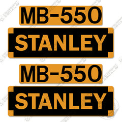 Fits Stanley MB-550 Decal Kit Hydraulic Hammer