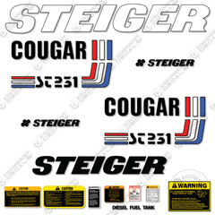 Fits Steiger Cougar ST251 Decal Kit Tractor