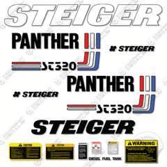 Fits Steiger ST320 Decal Kit Tractor
