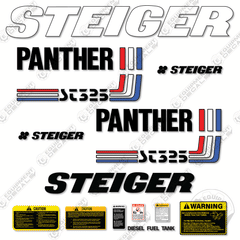 Fits Steiger ST325 Decal Kit Tractor