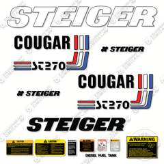 Fits Steiger Cougar ST270 Decal Kit Tractor