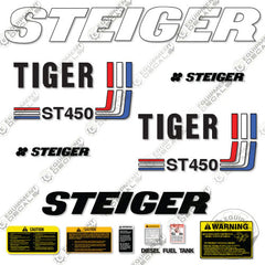 Fits Steiger Tiger ST450 Decal Kit Tractor