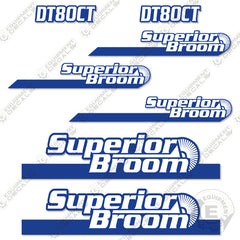 Fits Superior Broom DT80CT Decal Kit Sweeper