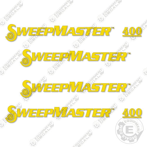 Sweeper Sticker Fits Sweepmaster 400 Decal Kit Road Sweeper Truck – Equipment Decals