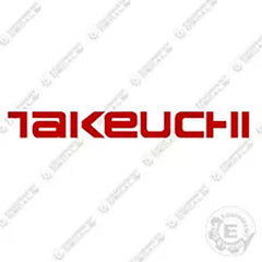 Fits Takeuchi Logo Decal - 15.5"