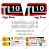 Image of Fits Takeuchi TL10 Decal Kit Skid Steer Loader