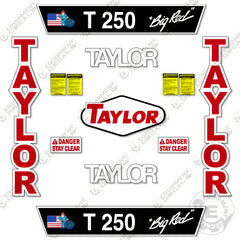 Fits Taylor T250 Decal kit Forklift