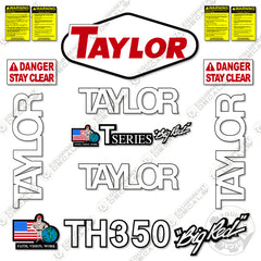 Fits Taylor TH350 Decal kit Forklift