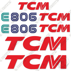Fits TCM E806 Decal Kit Wheel Loader