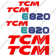 Fits TCM E820 Decal Kit Wheel Loader