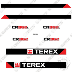 Fits Terex CR362 / CR362L Decal Kit Paver
