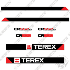Fits Terex CR552/ CR552RX Decal Kit Paver