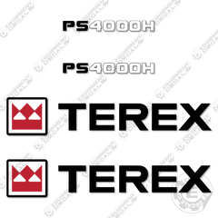 Fits Terex PS4000H Decal Kit Mini Dumper