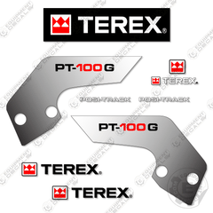 Fits Terex PT-100G Decal Kit Compact Track Loader